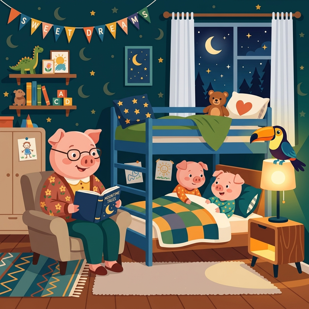 Bedtime Story scene