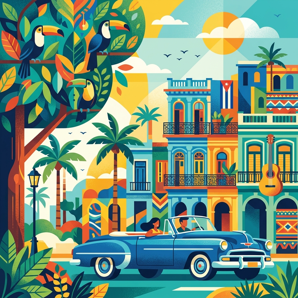 Cuba past continuous practice