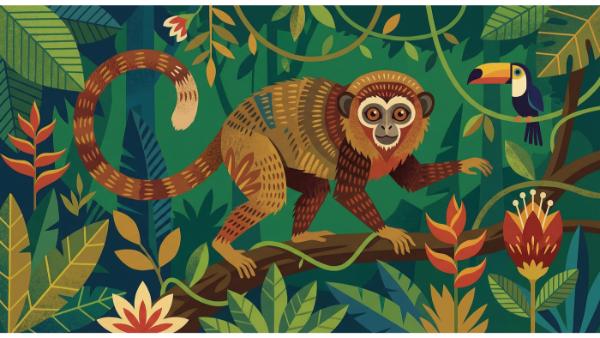 Ejercicio mono tití