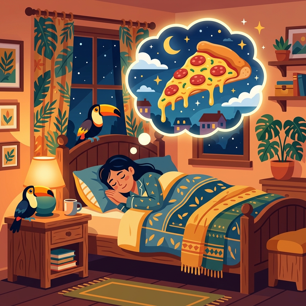 Condicional sueño de pizza